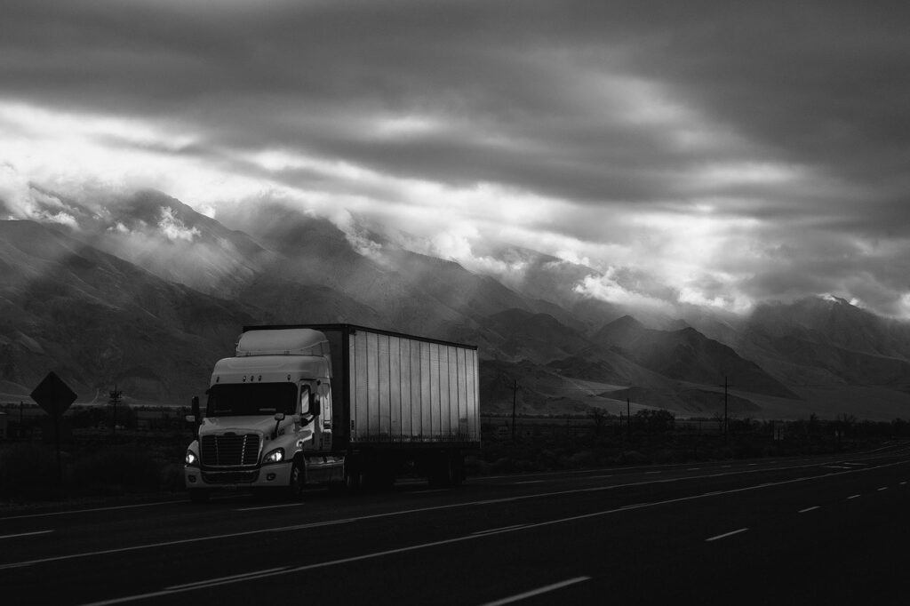 cloudy, dark, highway